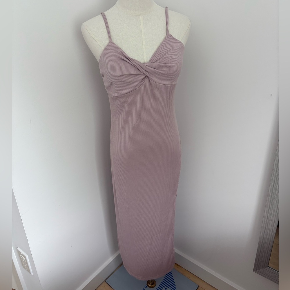 Poof! Purple Strapless Dress